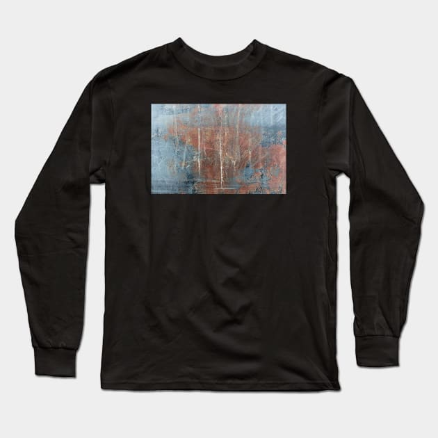 Weathered old rusty texture Long Sleeve T-Shirt by textural